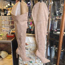  CHERI Tan Thigh High Heel Boots 10