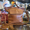 LATICO Brown Leather Handbag - PopRock Vintage. The cool quotes t-shirt store.