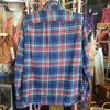ABERCROMBIE & FITCH Blue/Red Flannel L - PopRock Vintage. The cool quotes t-shirt store.
