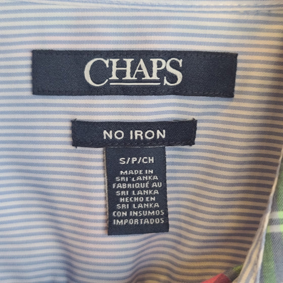 CLEARANCE! CHAPS Blue/Pink Plaid Button Down S - PopRock Vintage. The cool quotes t-shirt store.