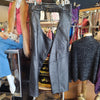 UNIK Black Leather Chaps XL - PopRock Vintage. The cool quotes t-shirt store.