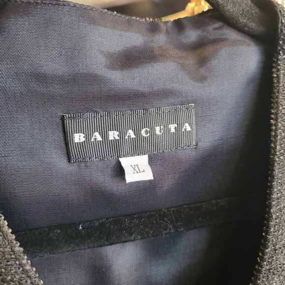 BARACUTA Grey Button Up Vest Men's XL - PopRock Vintage. The cool quotes t-shirt store.