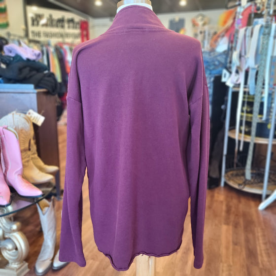 PINK Maroon Pullover L - PopRock Vintage. The cool quotes t-shirt store.