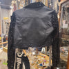 X CITY LUSH Black Sequin Cropped Jacket S - PopRock Vintage. The cool quotes t-shirt store.