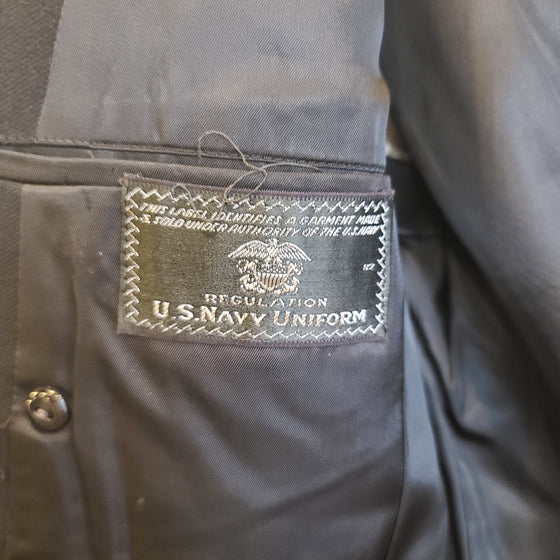 Black Dress Jacket US Navy Lieutenant - PopRock Vintage. The cool quotes t-shirt store.