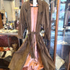 VINTAGE MAXIMA Brown Suede Duster L/XL - PopRock Vintage. The cool quotes t-shirt store.