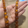 ORANGE Long Bead Necklace - PopRock Vintage. The cool quotes t-shirt store.