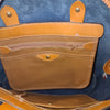 VINTAGE DOONEY & BOURKE Navy All Weather Pebbled Leather Crossbody - PopRock Vintage. The cool quotes t-shirt store.