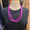 MAGENTA Long Necklace - PopRock Vintage. The cool quotes t-shirt store.