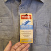 WRANGLER NWT Grey Button Down Men's M - PopRock Vintage. The cool quotes t-shirt store.