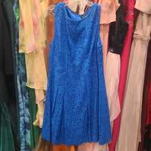  RALPH LAUREN Blue Lace Party Dress 14 - PopRock Vintage. The cool quotes t-shirt store.