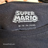SUPER MARIO Black Tee M *AS IS* - PopRock Vintage. The cool quotes t-shirt store.