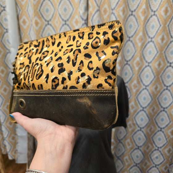 MYRA Pony Hair "Cheetah" Wristlet - PopRock Vintage. The cool quotes t-shirt store.