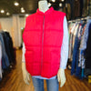 DAVID JAMES Red Puffy Vest L - PopRock Vintage. The cool quotes t-shirt store.