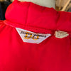 DAVID JAMES Red Puffy Vest L - PopRock Vintage. The cool quotes t-shirt store.