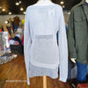 HOLLISTER Grey Shimmer Open Knit Mesh Sweater L - PopRock Vintage. The cool quotes t-shirt store.