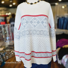  STACCATO White/Red/Grey Sweater L - PopRock Vintage. The cool quotes t-shirt store.