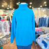 VINTAGE IB DIFFUSION Blue Turtleneck Sweater L - PopRock Vintage. The cool quotes t-shirt store.