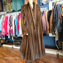  VINTAGE Brown Full Length Mink - PopRock Vintage. The cool quotes t-shirt store.