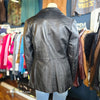 XOXO Leather Blazer M - PopRock Vintage. The cool quotes t-shirt store.