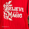 OLD NAVY Red Belive in Magic XXL - PopRock Vintage. The cool quotes t-shirt store.