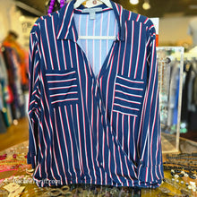  BY DESIGN Red/White/Blue Stripe Long Sleeve 2X - PopRock Vintage. The cool quotes t-shirt store.