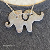 925 STERLING Elephant Neckace - PopRock Vintage. The cool quotes t-shirt store.