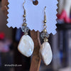 RAW PEARLY Drop Earrings - PopRock Vintage. The cool quotes t-shirt store.