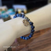 T. JAZELLE Blue Beaded Mountains Stretchy Bracelet - PopRock Vintage. The cool quotes t-shirt store.