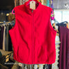 KAREN SCOTT Red Fleece Zip Up Vest XL - PopRock Vintage. The cool quotes t-shirt store.