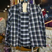  LL BEAN Green Plaid Flannel XXS