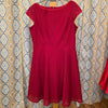 EVAN PICCONE Red Eyelit Party Dress 16 - PopRock Vintage. The cool quotes t-shirt store.