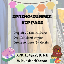  2025 SPRING/SUMMER VIP PASS - PopRock Vintage. The cool quotes t-shirt store.