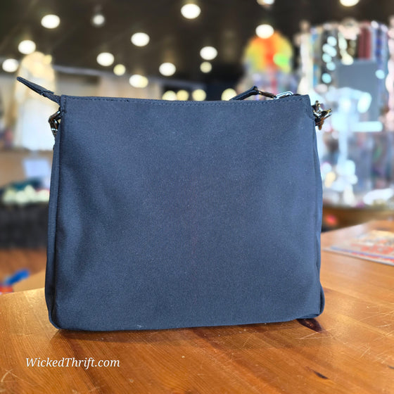 VTG ESPRIT Black/Bronze REVERSIBLE Handbag - PopRock Vintage. The cool quotes t-shirt store.