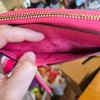 TORY BURCH Pink Leather "Harper" Wallet AS IS - PopRock Vintage. The cool quotes t-shirt store.