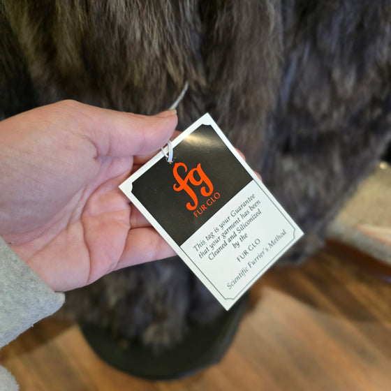 VINTAGE Beaver Full Length Coat