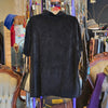 VENIZIA JEANS Black Velvet High Neck Short Sleeve Top 22/24