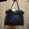 TORY BURCH Blue Canvas Tote AS IS - PopRock Vintage. The cool quotes t-shirt store.