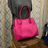 MICHAEL KORS Pink Pebbled Leather Tote AS IS - PopRock Vintage. The cool quotes t-shirt store.