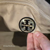 TORY BURCH Black Nylon/Patent Leather "Ella" Tote AS IS - PopRock Vintage. The cool quotes t-shirt store.