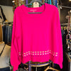 LILLY PULITZER Pink Heart Sweater XL