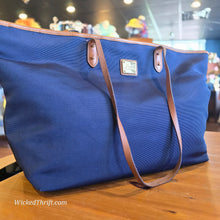  LAUREN RALPH LAUREN Blue Tote w. Leather Trim AS IS - PopRock Vintage. The cool quotes t-shirt store.