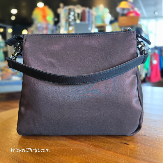 VTG ESPRIT Black/Bronze REVERSIBLE Handbag - PopRock Vintage. The cool quotes t-shirt store.