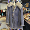 PRICE DROP! VTG 1970s Grey Shearling Jacket Men's