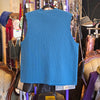 KAREN SCOTT Turquoise Vest 1X
