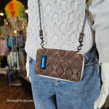  KAVU Brown Pattern Crossbody