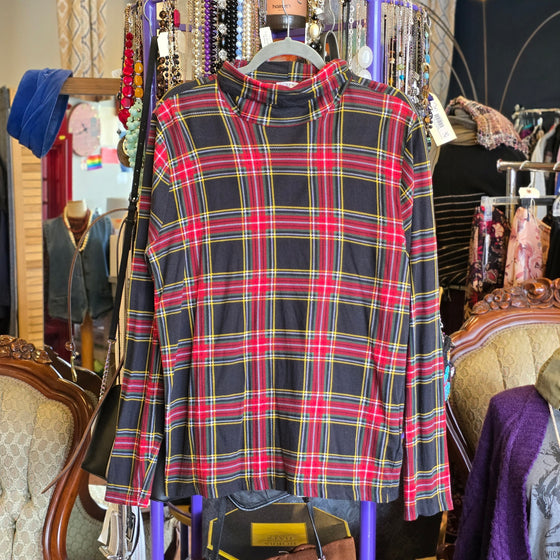 J CREW Plaid Turtleneck XXL