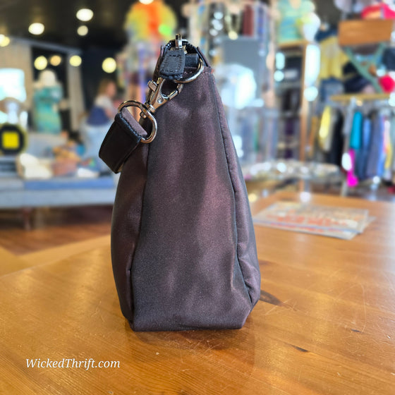 VTG ESPRIT Black/Bronze REVERSIBLE Handbag - PopRock Vintage. The cool quotes t-shirt store.