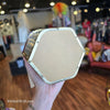 VINTAGE Woven Metal w. Beautiful Handle/Lid AS IS