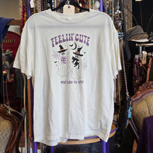  CHERI White "Felt Cute Might Curse You Later" Tee L